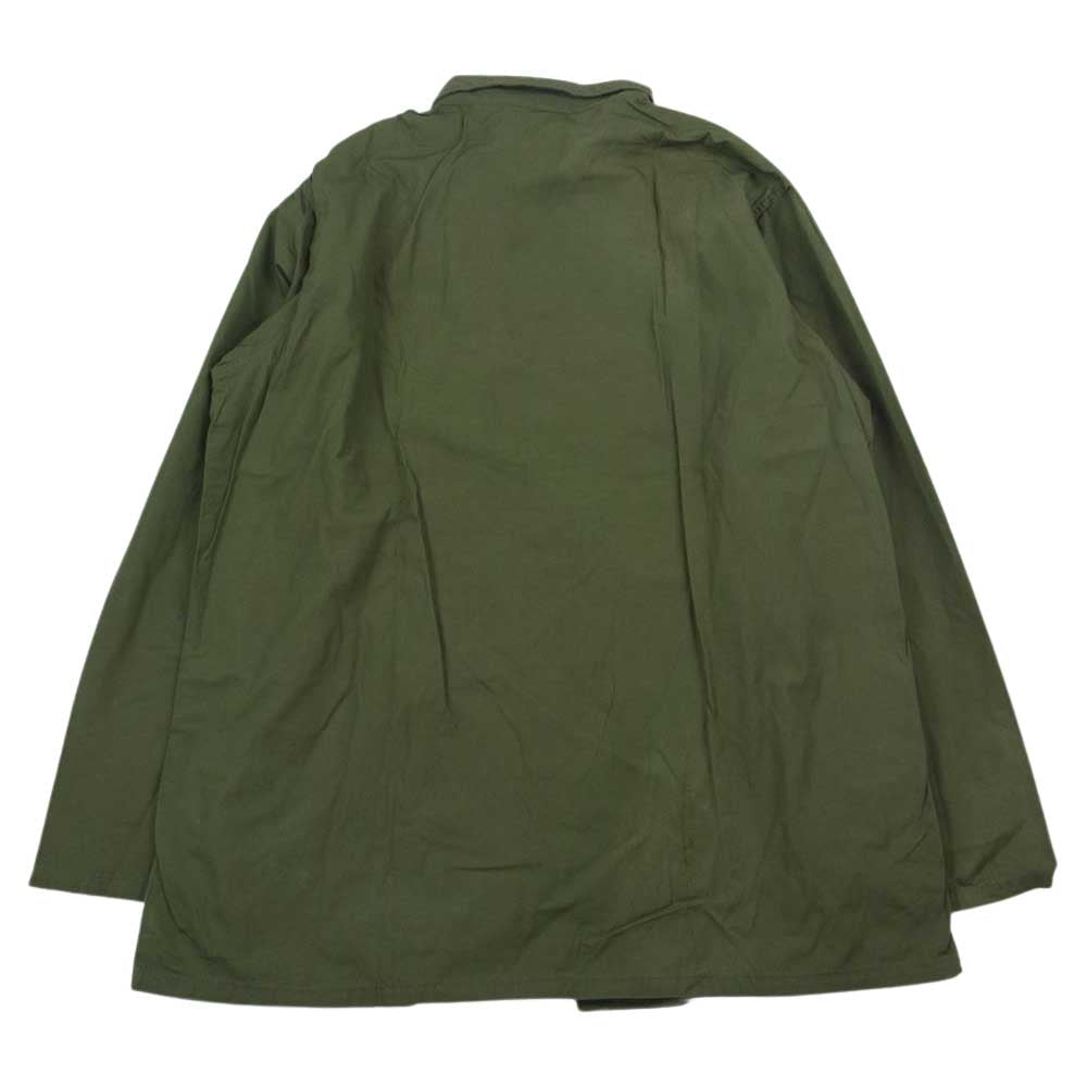 米軍 米軍実物 ヴィンテージ 長袖 シャツ  カーキ系【中古】