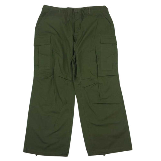 米軍 米軍実物 RIP STOP JUNGLE FATIGUE ヴィンテージ カーゴパンツ カーキ系 L【中古】