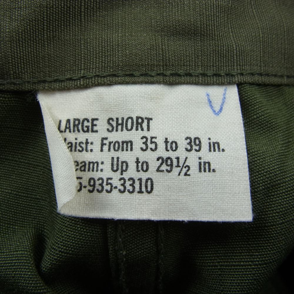 米軍 米軍実物 RIP STOP JUNGLE FATIGUE ヴィンテージ カーゴパンツ カーキ系 L【中古】