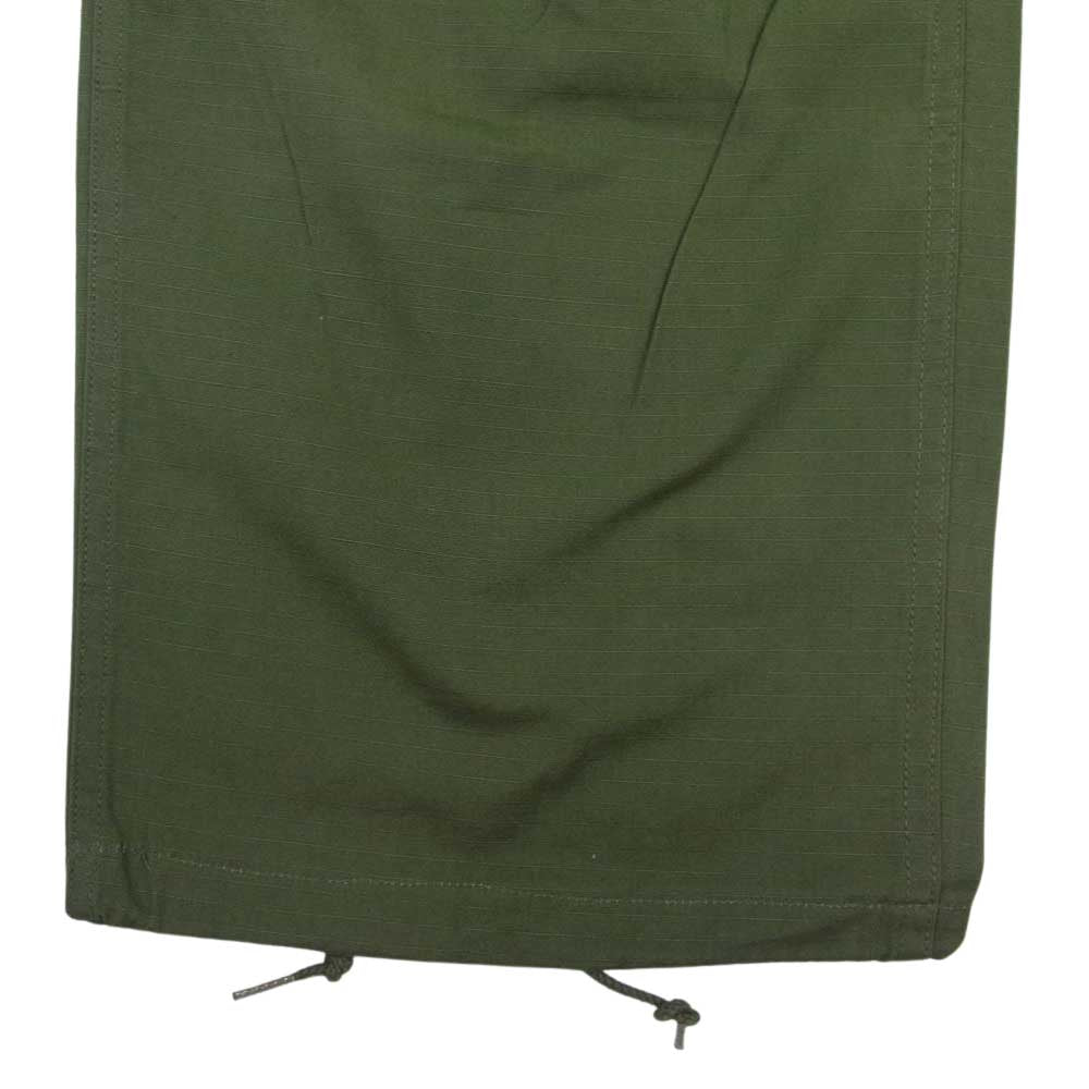 米軍 米軍実物 RIP STOP JUNGLE FATIGUE ヴィンテージ カーゴパンツ カーキ系 L【中古】