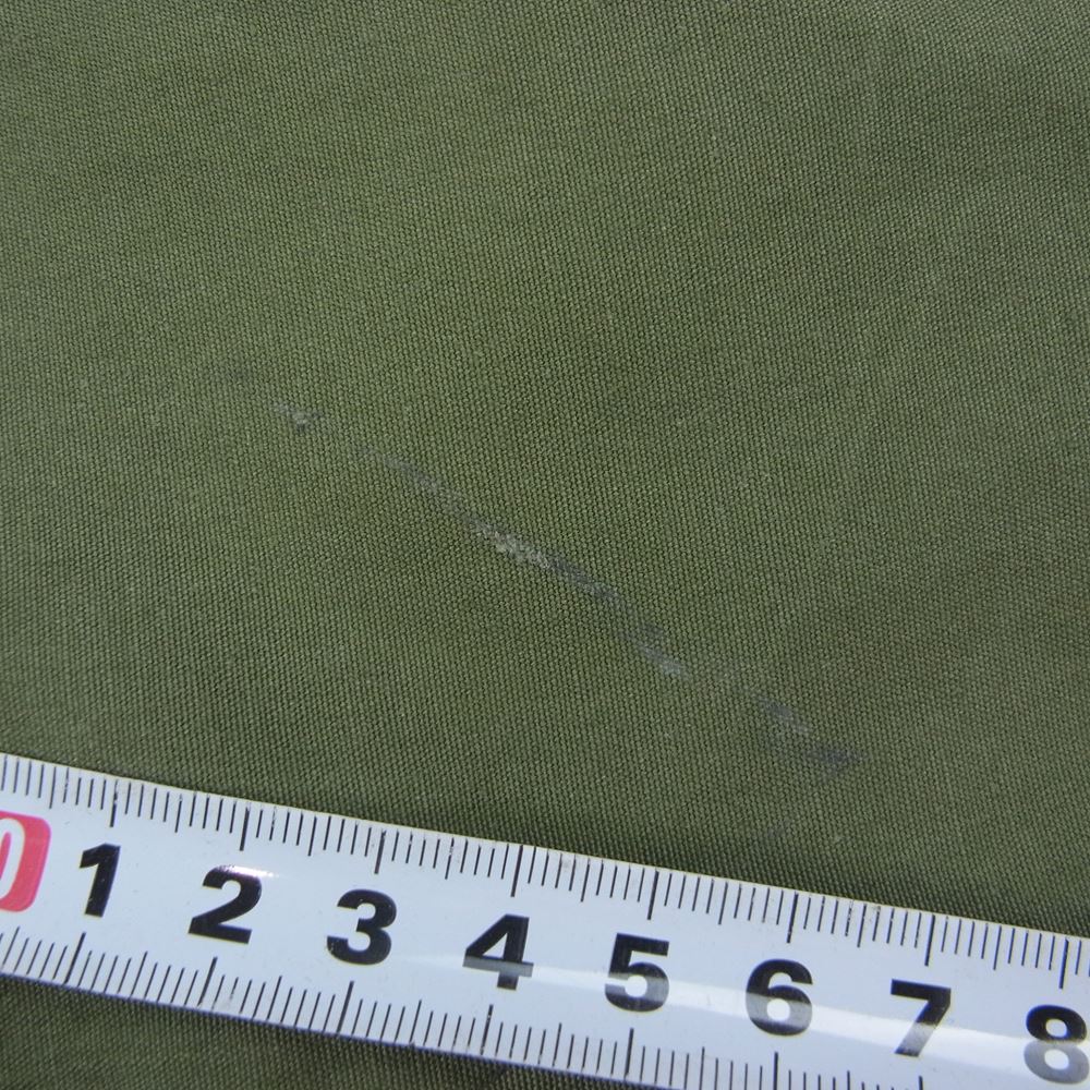 米軍 米軍実物 ヴィンテージ ジャングル ファティーグ 長袖 シャツ ジャケット ワッペン付 カーキ系 M【中古】