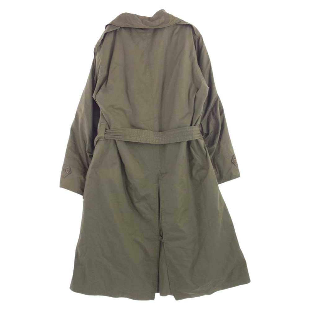 米軍 40s OVERCOAT FIELD O.D.-7 フィールドコート オーバーコート ライナー付  カーキ系 39R【中古】