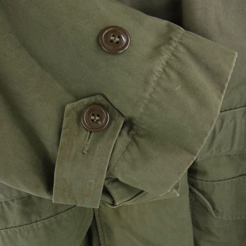 米軍 M-47 Philadelphia Quartermaster Depot フィールドパーカー ライナー付き ミリタリー コート カーキ系 M【中古】