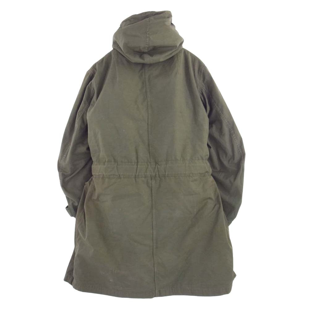 米軍 ヴィンテージ 50s M-47 OVERCOAT PARKA TYPE WITH PILE LINER オーバーコート パーカ ライナー付き ミリタリー モッズコート カーキ系 M【中古】