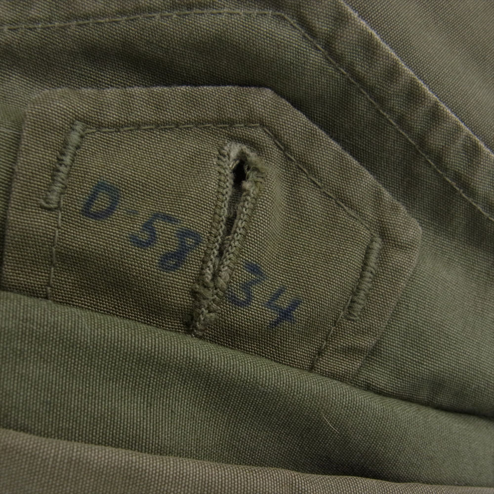 米軍 ヴィンテージ 50s M-47 OVERCOAT PARKA TYPE WITH PILE LINER オーバーコート パーカ ライナー付き ミリタリー モッズコート カーキ系 M【中古】