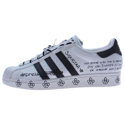 adidas アディダス GV9804 SUPERSTAR スーパースター グラフィック スニーカー ホワイト系 28cm【新古品】【未使用】【中古】