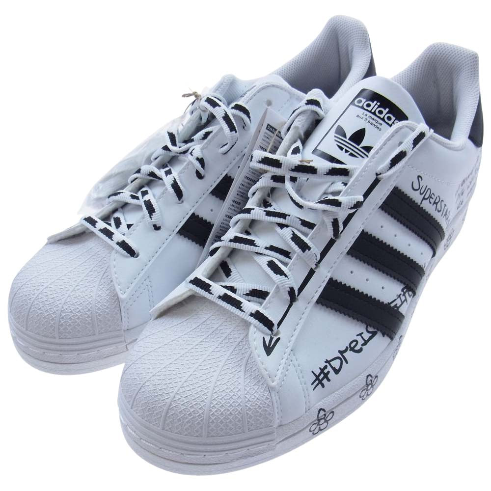 adidas アディダス GV9804 SUPERSTAR スーパースター グラフィック スニーカー ホワイト系 28cm【新古品】【未使用】【中古】