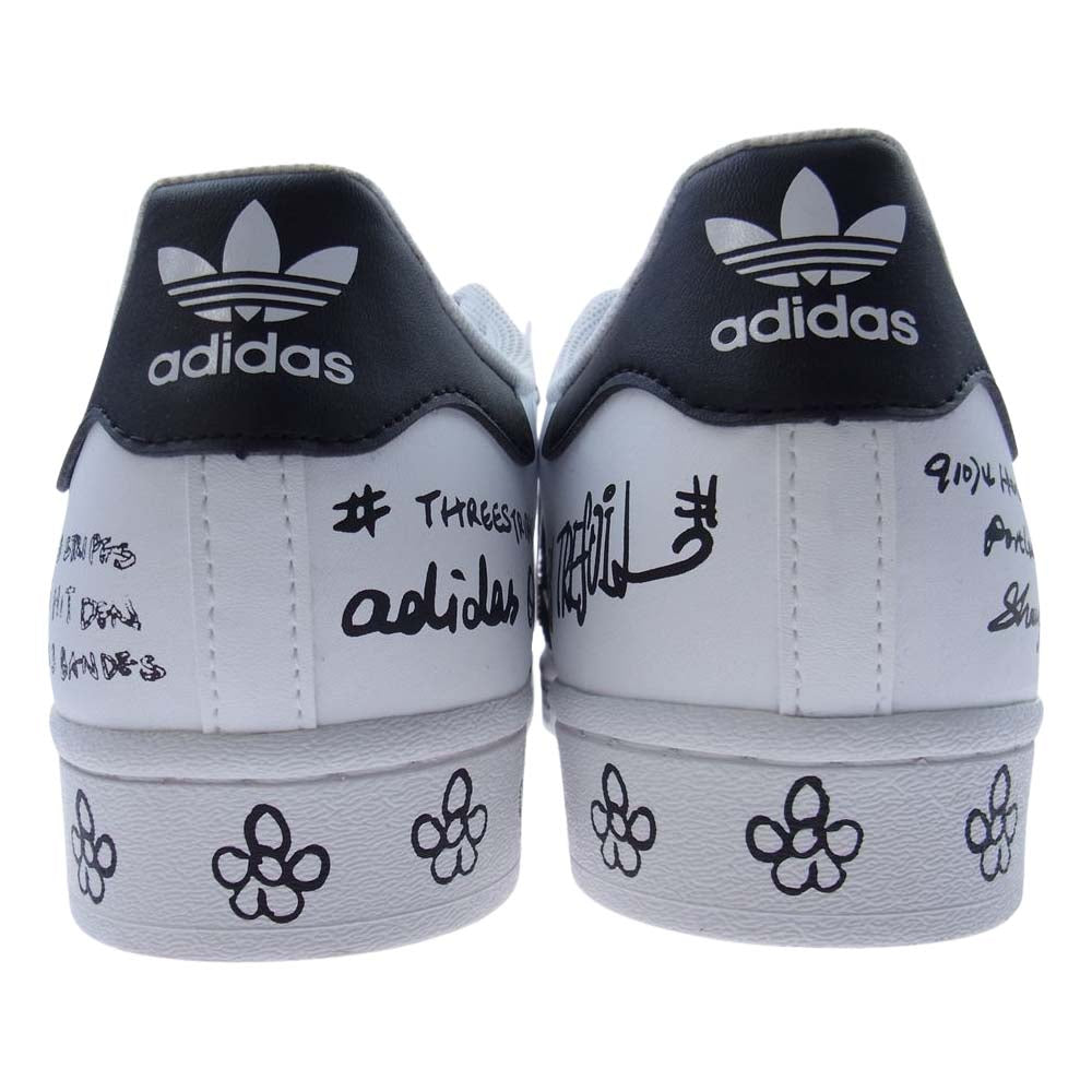 adidas アディダス GV9804 SUPERSTAR スーパースター グラフィック スニーカー ホワイト系 28cm【新古品】【未使用】【中古】