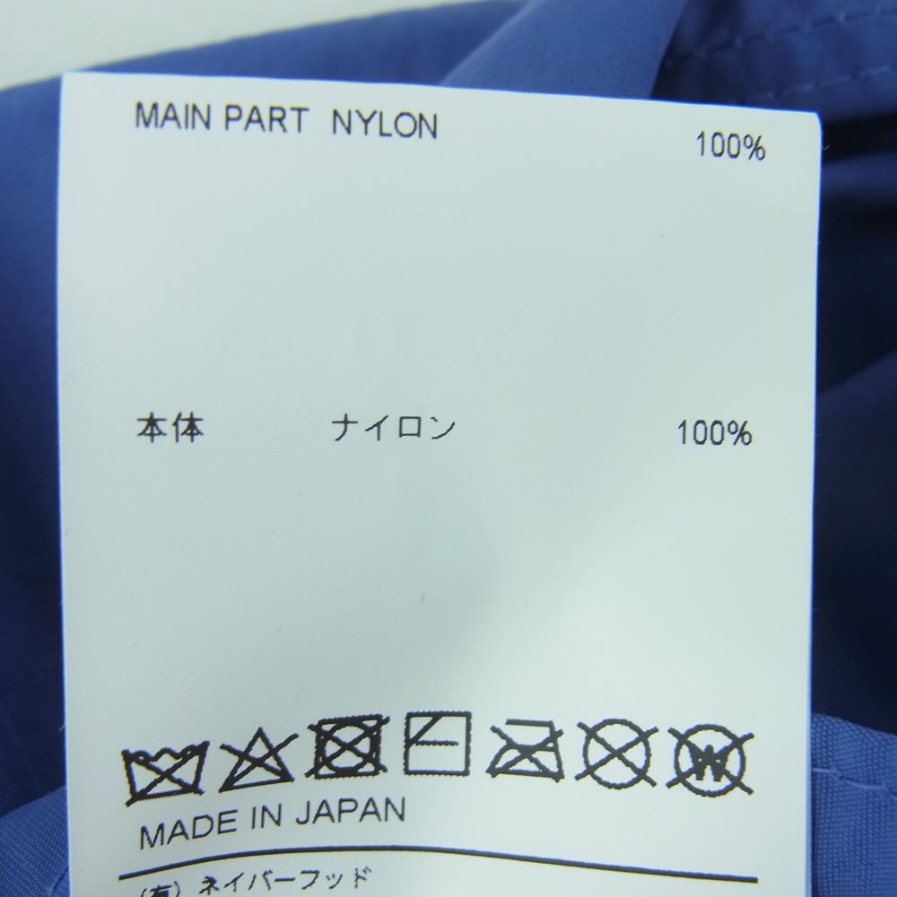 WTAPS ダブルタップス 21SS 211HCDT-HT09 CAP NYLON TUSSAH ナイロン タッサー ロゴ プリント キャップ ブルー系 03【中古】