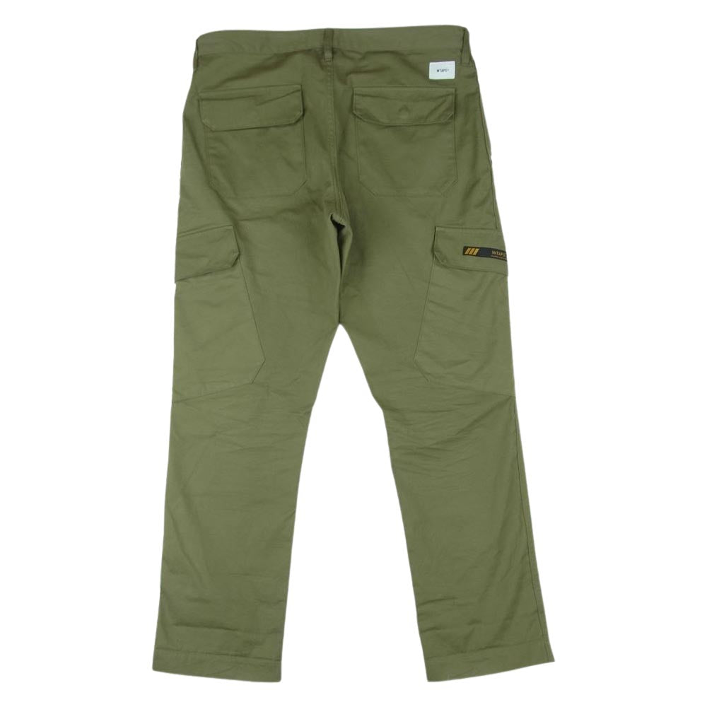 WTAPS ダブルタップス 20AW 202WVDT-PTM02 JUNGLE SKINNY TROUSERS COTTON WEATHER ジャングル スキニー トラウザー ミリタリー パンツ カーキ系 03【中古】