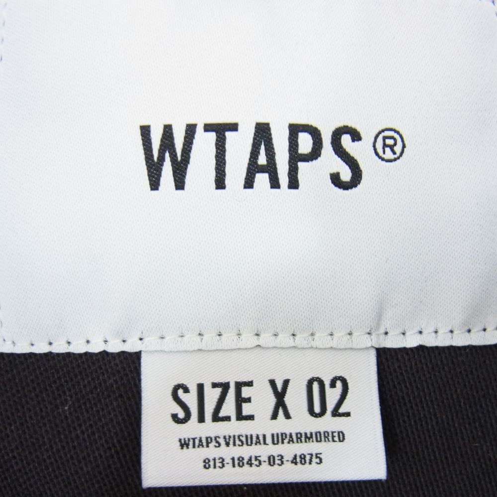 WTAPS ダブルタップス 20AW 202BRDT-SHM01 BUDS LS COTTON SATIN ミリタリー バッツ ロング スリーブ コットン サテン シャツ ジャケット チャコール系 02【中古】
