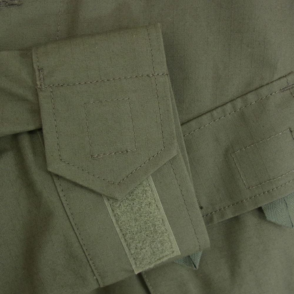 WTAPS ダブルタップス 21AW 212BRDT-SHM03 MODULAR LS COTTON RIPSTOP ミリタリー カモ 再構築 モジュラー コットン リップストップ 長袖 シャツ ジャケット カーキ系 02【美品】【中古】