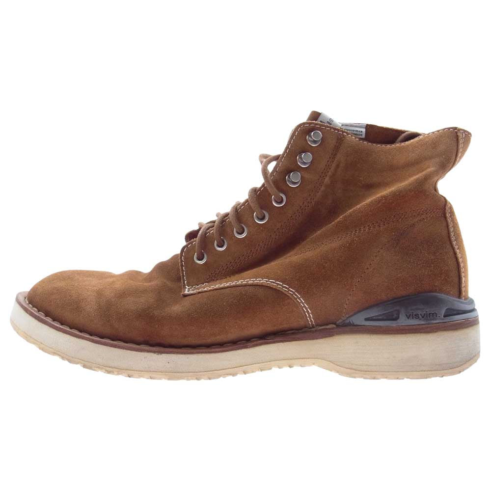 VISVIM ビズビム V10007117-03 VIRGIL BOOTS FOLK スエード ヴァ―ジル ブーツ フォルク ブラウン系 M10【中古】