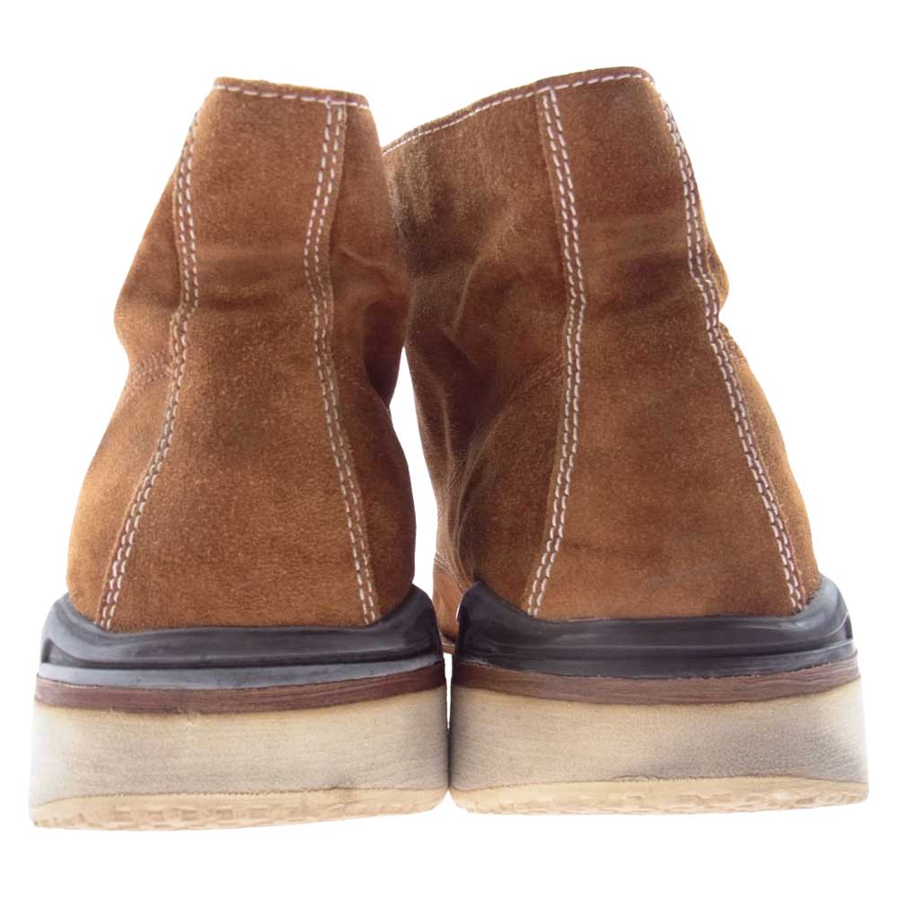 VISVIM ビズビム V10007117-03 VIRGIL BOOTS FOLK スエード ヴァ―ジル ブーツ フォルク ブラウン系 M10【中古】