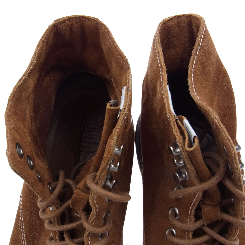 VISVIM ビズビム V10007117-03 VIRGIL BOOTS FOLK スエード ヴァ―ジル ブーツ フォルク ブラウン系 M10【中古】
