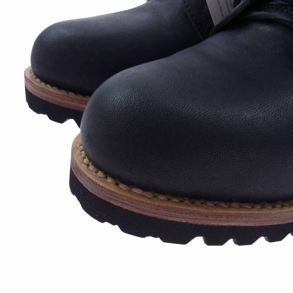 VISVIM ビズビム 0118102002006 18SS ZERMATT BOOTS FOLK HORSEHIDE ツェルマット ブーツ フォーク ホースハイド ブラック系 M10【新古品】【未使用】【中古】