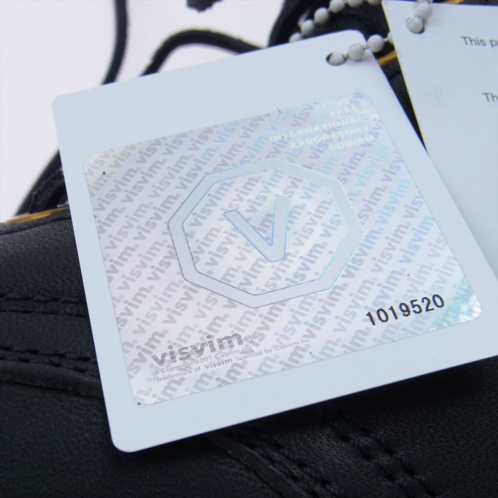 VISVIM ビズビム 0118102002006 18SS ZERMATT BOOTS FOLK HORSEHIDE ツェルマット ブーツ フォーク ホースハイド ブラック系 M10【新古品】【未使用】【中古】