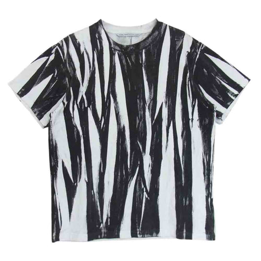 JOHN LAWRENCE SULLIVAN ジョンローレンスサリバン 5B006-0321-36 WRINKLE PRINT Tシャツ ブラック ホワイト ブラック系 M【中古】