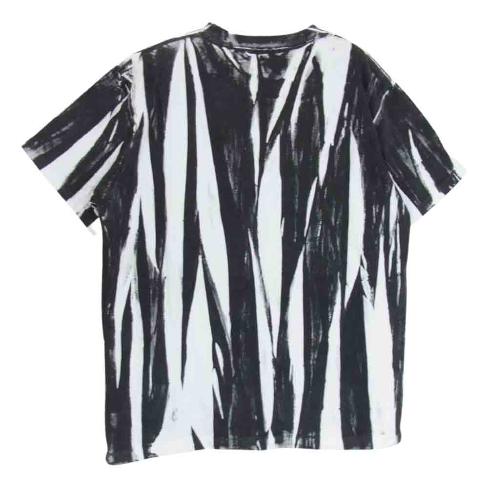 JOHN LAWRENCE SULLIVAN ジョンローレンスサリバン 5B006-0321-36 WRINKLE PRINT Tシャツ ブラック ホワイト ブラック系 M【中古】