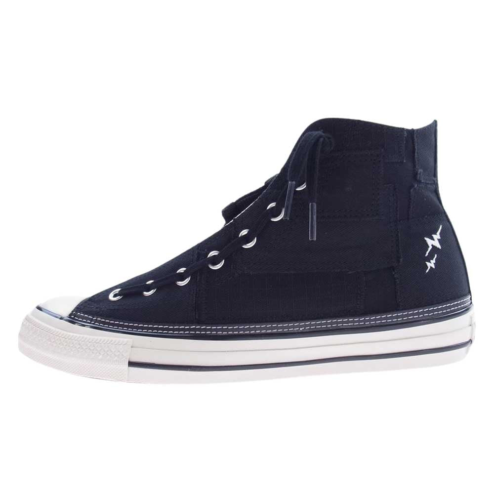 ウィズリミテッド × mita sneakers ミタスニーカーズ × Converse コンバース All Star US HI WLMS ハイカット スニーカー  ブラック系 28cm【新古品】【未使用】【中古】