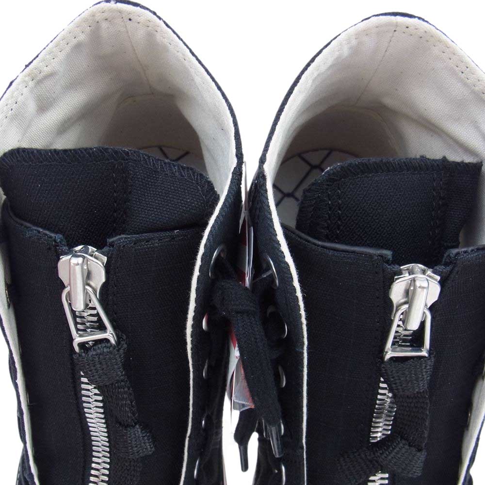 ウィズリミテッド × mita sneakers ミタスニーカーズ × Converse コンバース All Star US HI WLMS ハイカット スニーカー  ブラック系 28cm【新古品】【未使用】【中古】