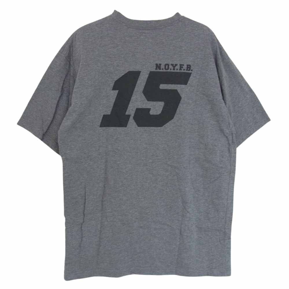 NEIGHBORHOOD ネイバーフッド × STUSSY 15TH ANNIVERSARY’EVIL THINGS プリント 半袖 TEE Tシャツ  グレー系 3【中古】
