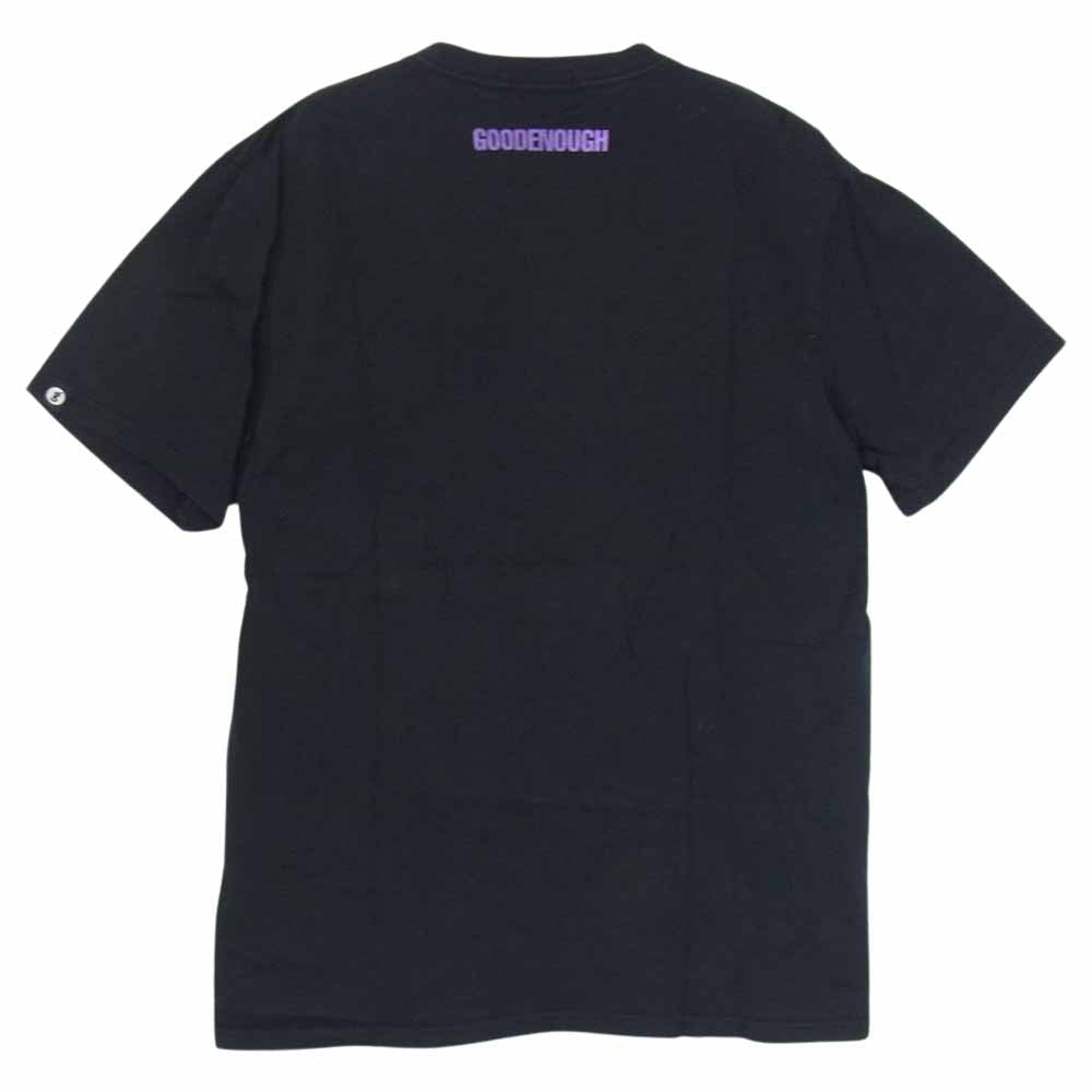 GOODENOUGH グッドイナフ BIG g LOGO グラムg ロゴ 半袖 TEE Tシャツ 復刻 ブラック系 XL【中古】