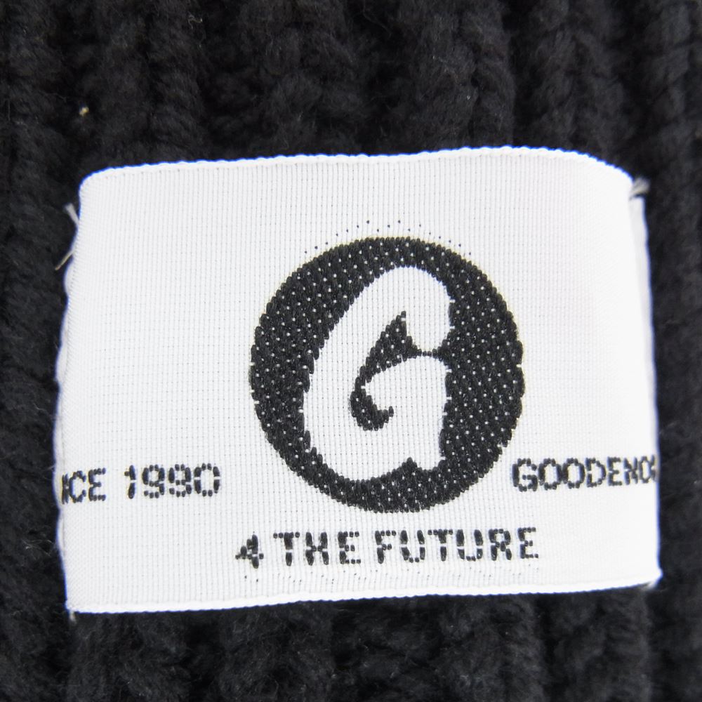 GOODENOUGH グッドイナフ GE-1580026 フィッシャーマン ニット キャップ 復刻 ブラック系【中古】