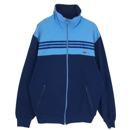 adidas アディダス 70s~80s 西ドイツ製 ヴィンテージ オリジナル トラック ジャケット ブルー系 6【中古】