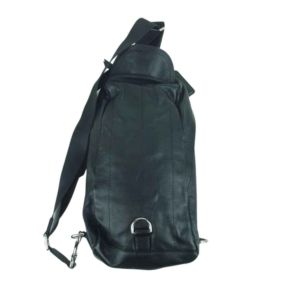 COACH コーチ E1293-70617 トンプソン コンバーチブル レザー ショルダー ボディ バック ブラック系【美品】【中古】