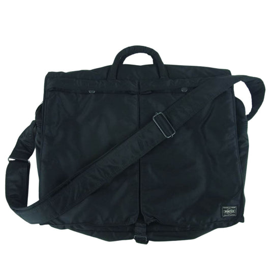 PORTER ポーター 622-79320 TANKER 2WAY SHOULDER BAG タンカー 2WAY ショルダー バッグ ブラック系【中古】