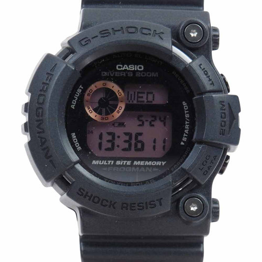 G-SHOCK ジーショック GW-200MS FROGMAN フロッグマン メン イン ラスティブラック クォーツ 腕時計 ウォッチ ブラック系【極上美品】【中古】