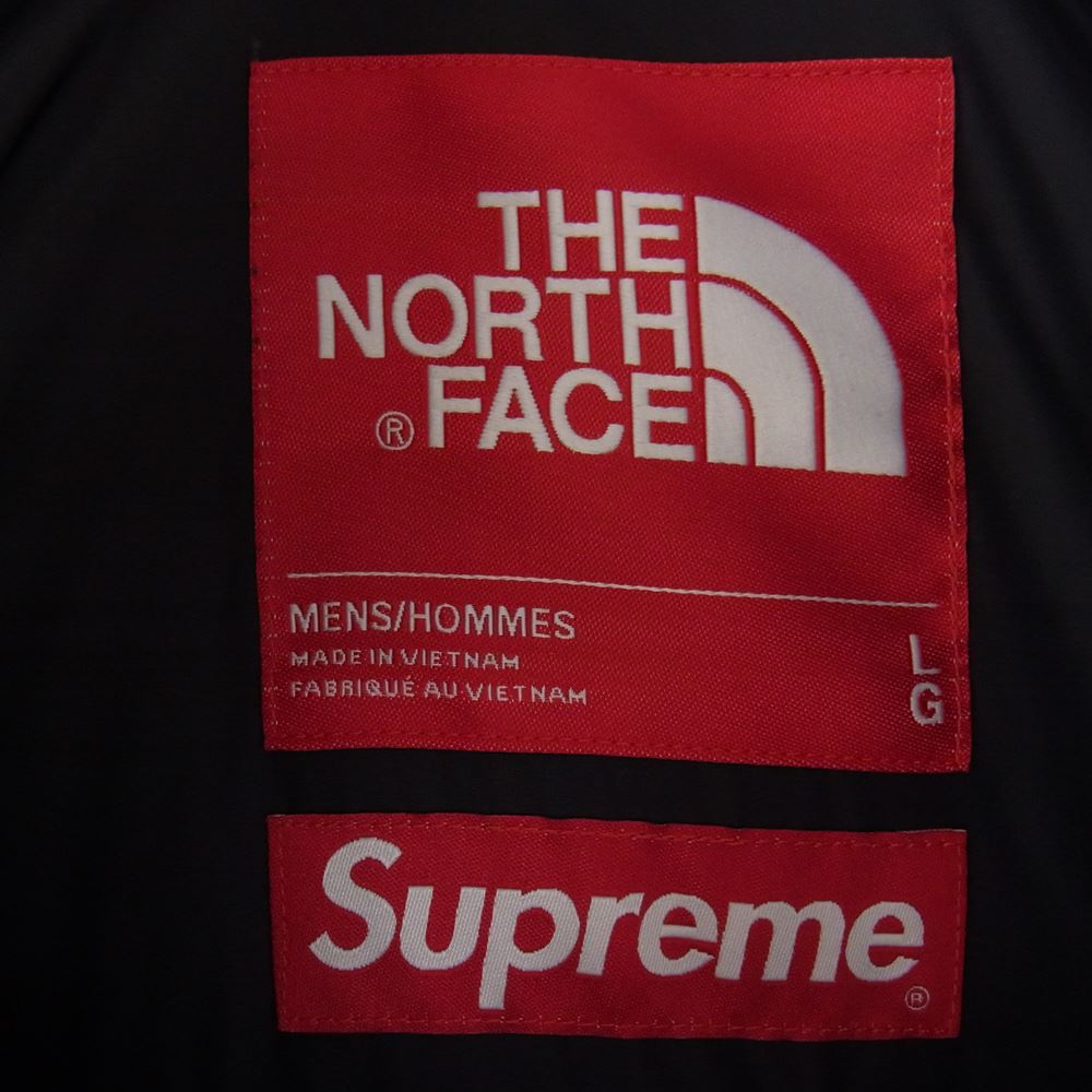Supreme シュプリーム 20AW ND92001I × The North Face Faux Fur Nuptse Jacket ノースフェイス フェイクファー ヌプシ ジャケット ダウン グリーン系 L【中古】