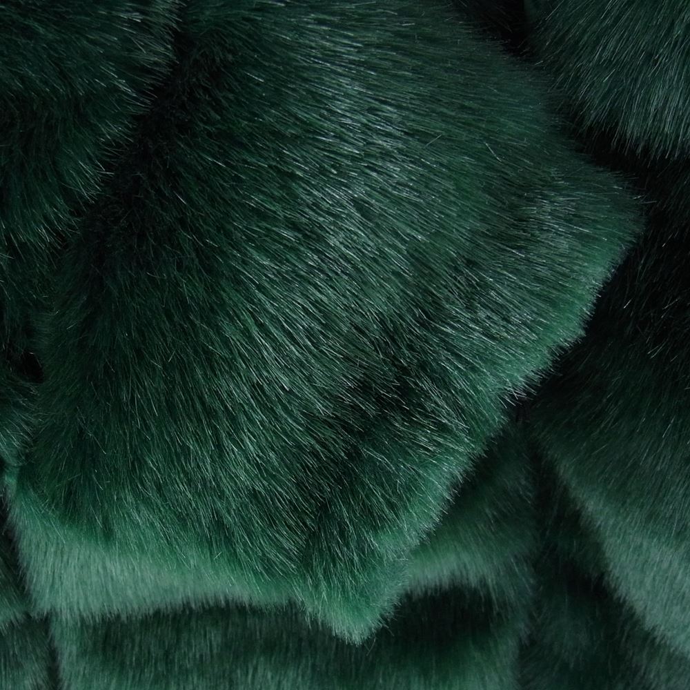 Supreme シュプリーム 20AW ND92001I × The North Face Faux Fur Nuptse Jacket ノースフェイス フェイクファー ヌプシ ジャケット ダウン グリーン系 L【中古】