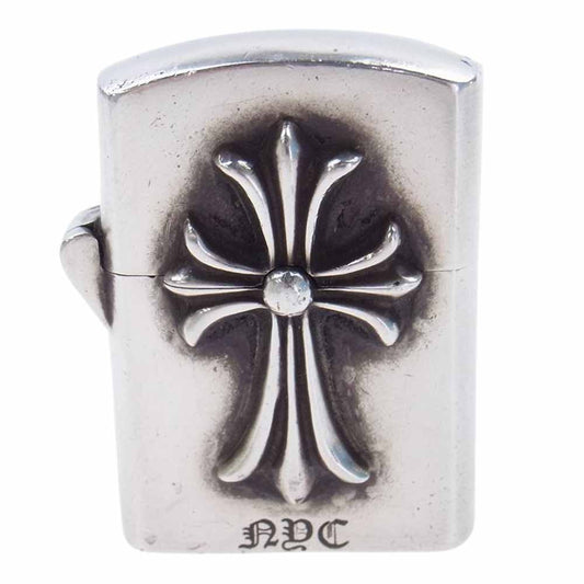 CHROME HEARTS クロムハーツ（原本無） ZIPPO V3 NYC 限定 ジッポ ライター シルバー系【中古】
