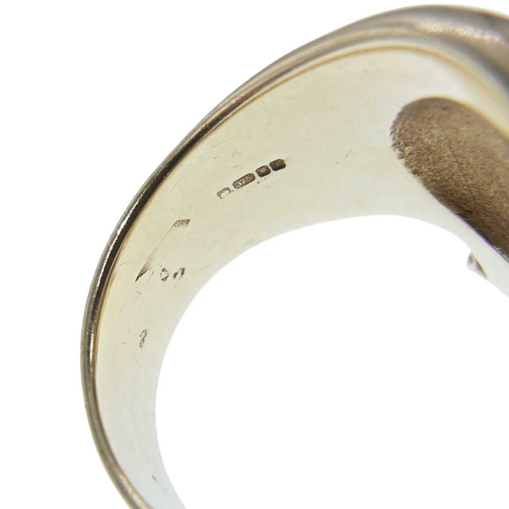 CRAZY PIG クレイジーピッグ 9K ゴールド スモール エビル スカル リング ゴールド系 18号【中古】
