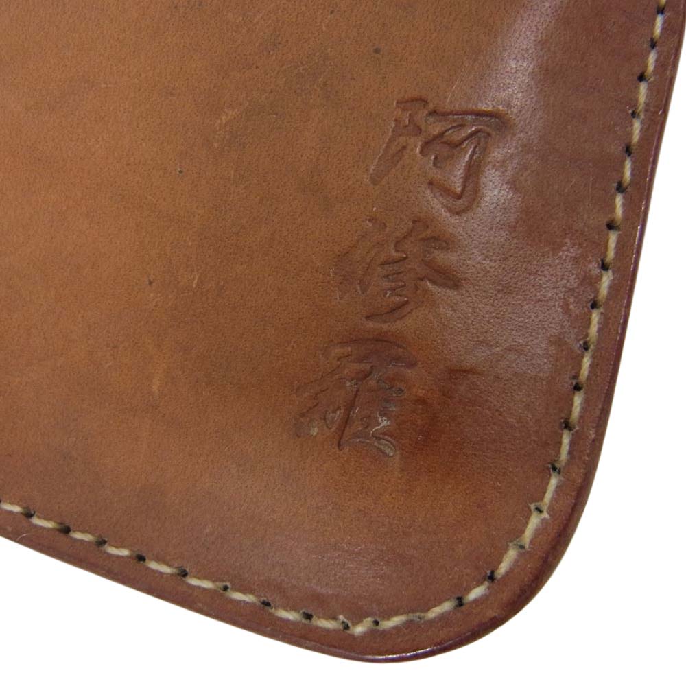 革蛸 謹製  阿修羅 ロングウォレット ブラウン系【中古】