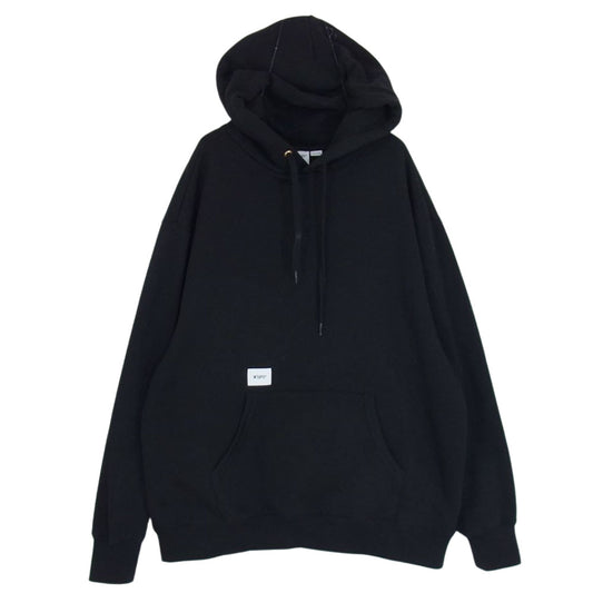 WTAPS ダブルタップス 22AW × VANS Vault ヴァンズ バンズ ヴォルト スウェット フーディー パーカー ブラック系 03【中古】