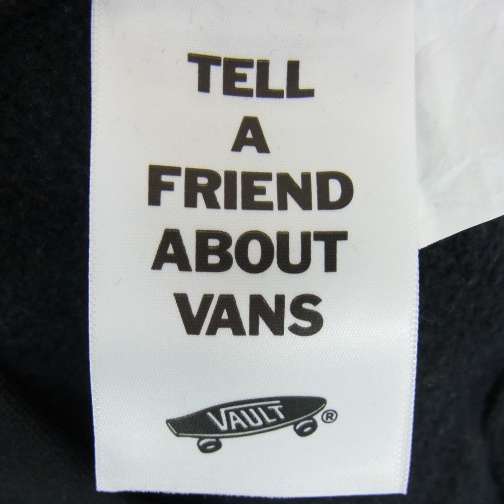 WTAPS ダブルタップス 22AW × VANS Vault ヴァンズ バンズ ヴォルト スウェット フーディー パーカー ブラック系 03【中古】