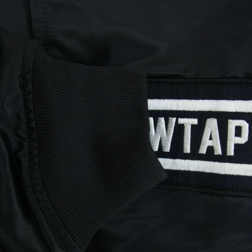 WTAPS ダブルタップス 182TQDT-JKM02 TEAM JACKET チーム ジャケット スタジャン ブルゾン ブラック系 03【中古】