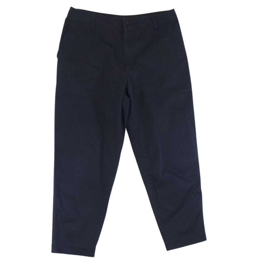 PORTER CLASSIC ポータークラシック BING CHINOS ビングチノ ワイド テーパード チノパンツ ネイビー系 M【中古】