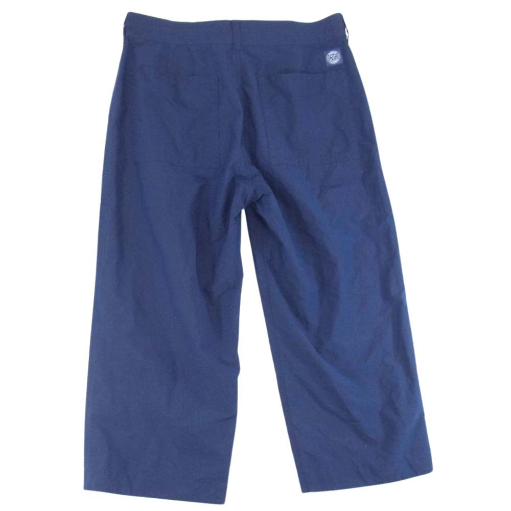 PORTER CLASSIC ポータークラシック WEATHER ウェザー ワイド ベイカー パンツ ネイビー系 3【中古】