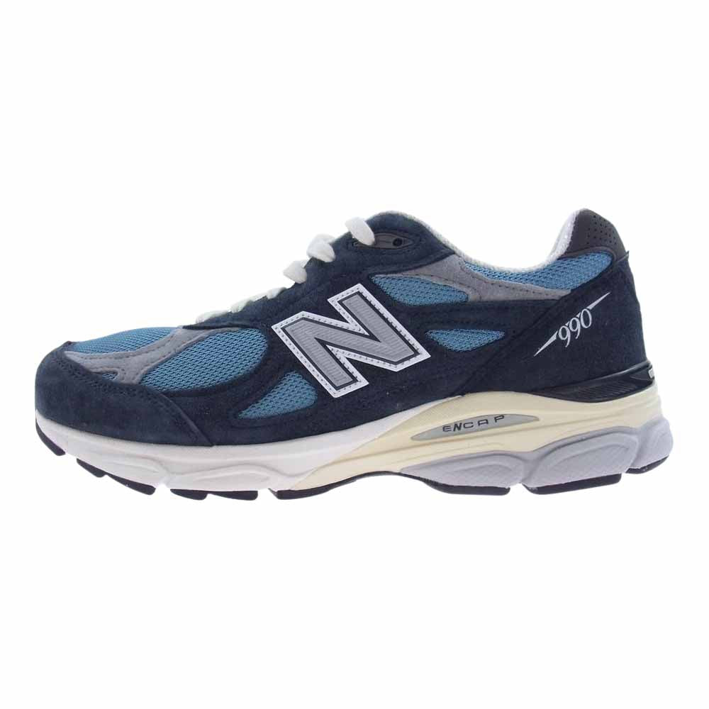 NEW BALANCE ニューバランス M990TE3 990 V3 TEDDY SANTIS テディサンティス ローカット スニーカー NAVY ネイビー ブルー系 27cm【中古】