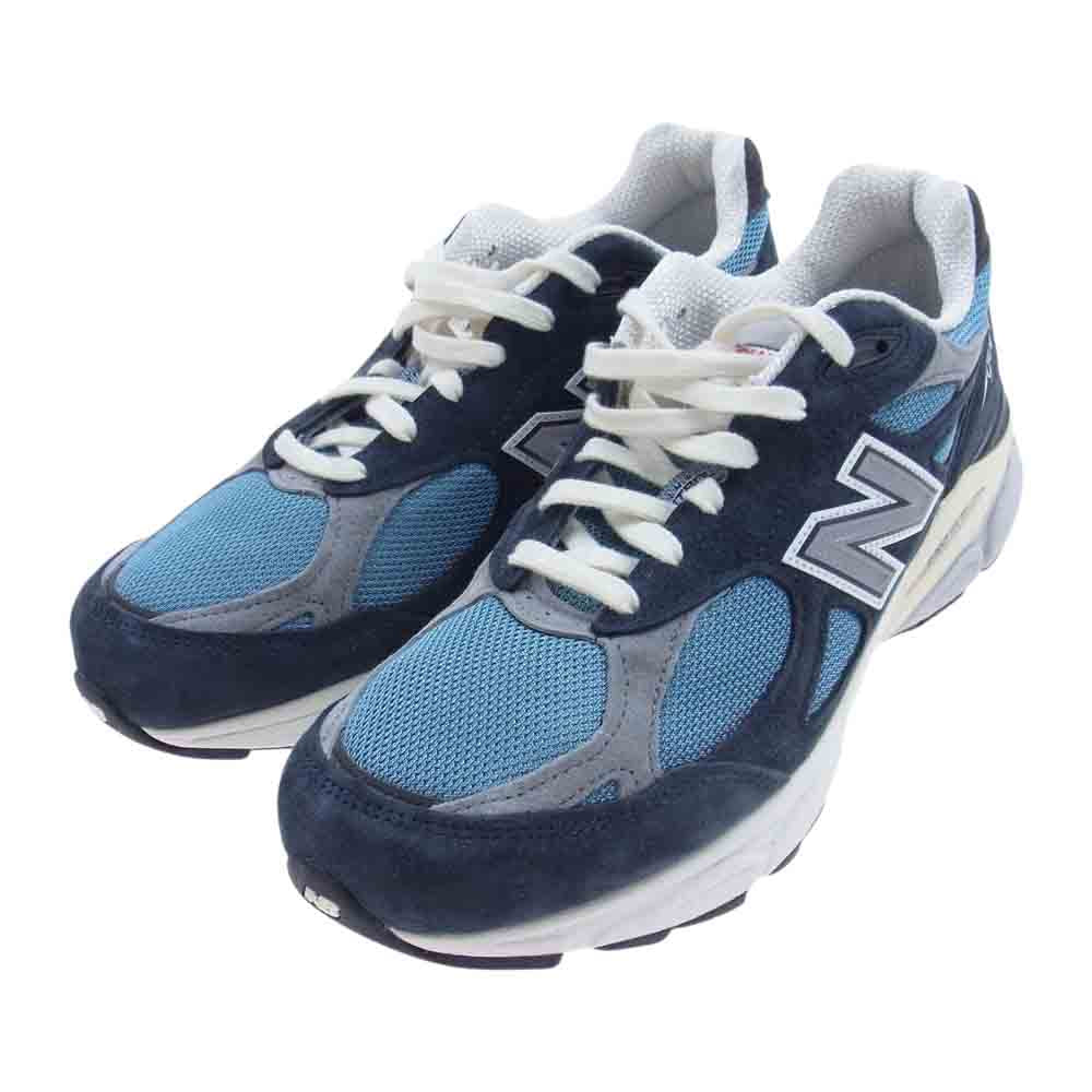 NEW BALANCE ニューバランス M990TE3 990 V3 TEDDY SANTIS テディサンティス ローカット スニーカー NAVY ネイビー ブルー系 27cm【中古】