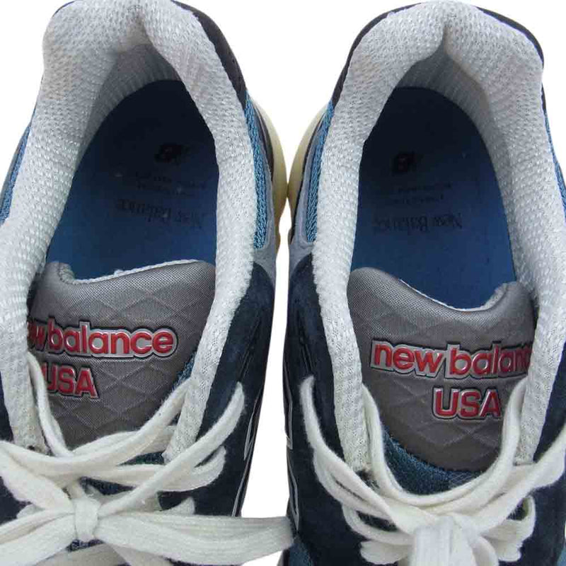 NEW BALANCE ニューバランス M990TE3 990 V3 TEDDY SANTIS テディサンティス ローカット スニーカー NAVY  ネイビー ブルー系 27cm【中古】