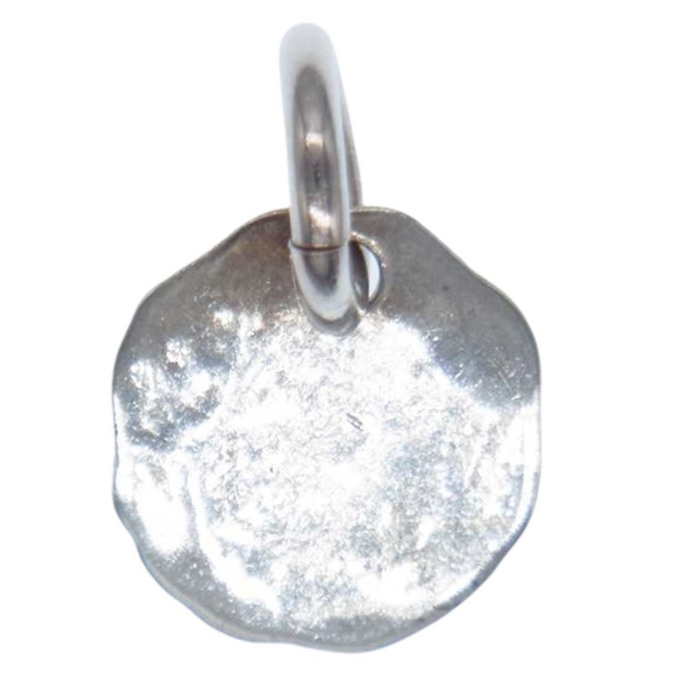 LARRY SMITH ラリースミス EAGLE HEAD STAMPED PENDANT イーグルフェイス シルバーメタル ペンダントトップ シルバー系【中古】