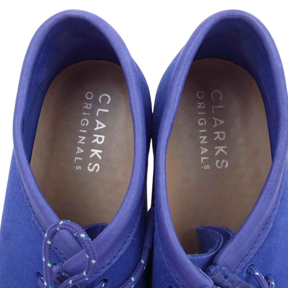 Clarks クラークス 26151270 PURPLE COMBI SUEDE  パープル コンビ スエード ワラビー シューズ パープル系 26.5cm【中古】