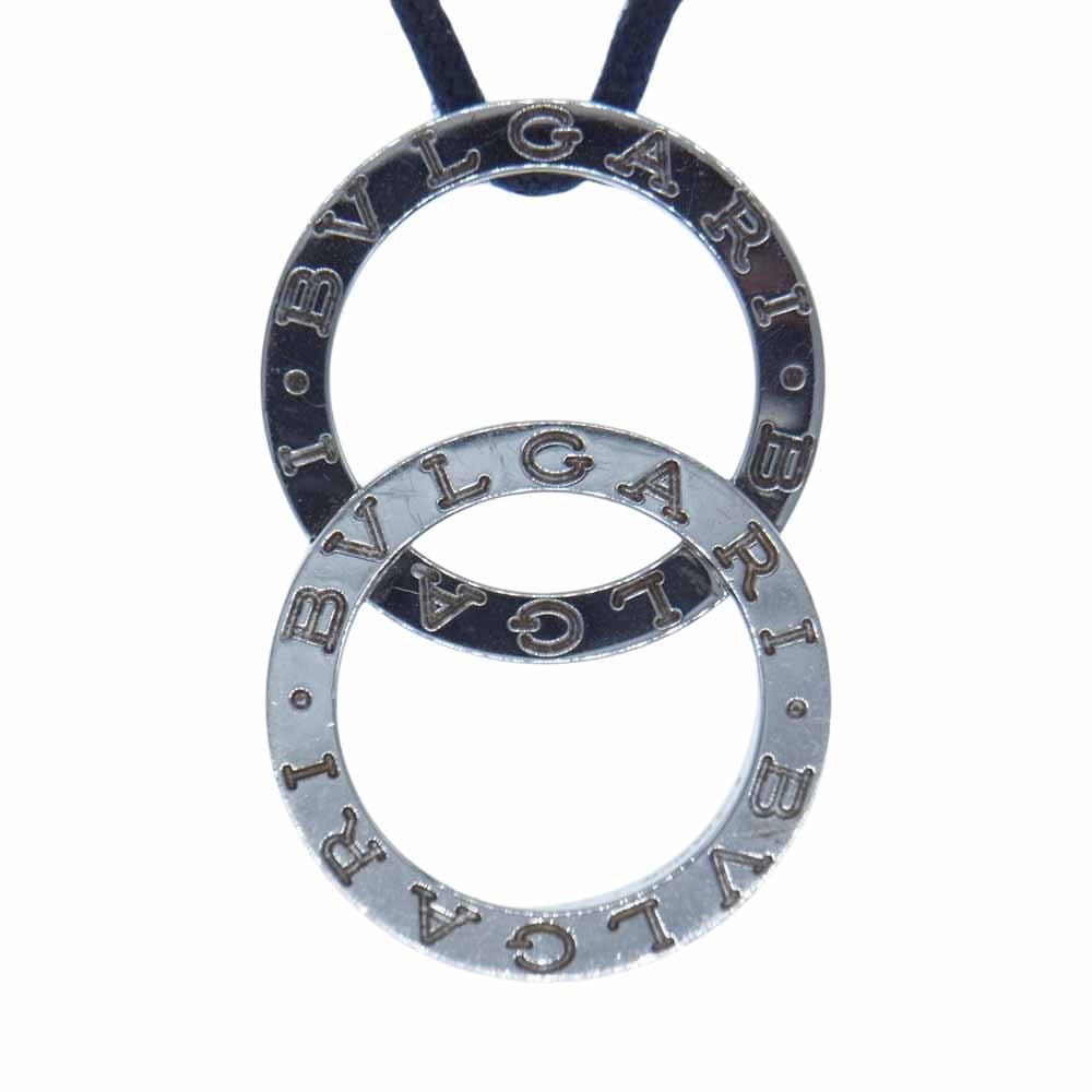 BVLGARI ブルガリ 33040 FORTUNA SMALL NECKLACE ドッピオトンド ネックレス チョーカー シルバー系 ブラック系【中古】