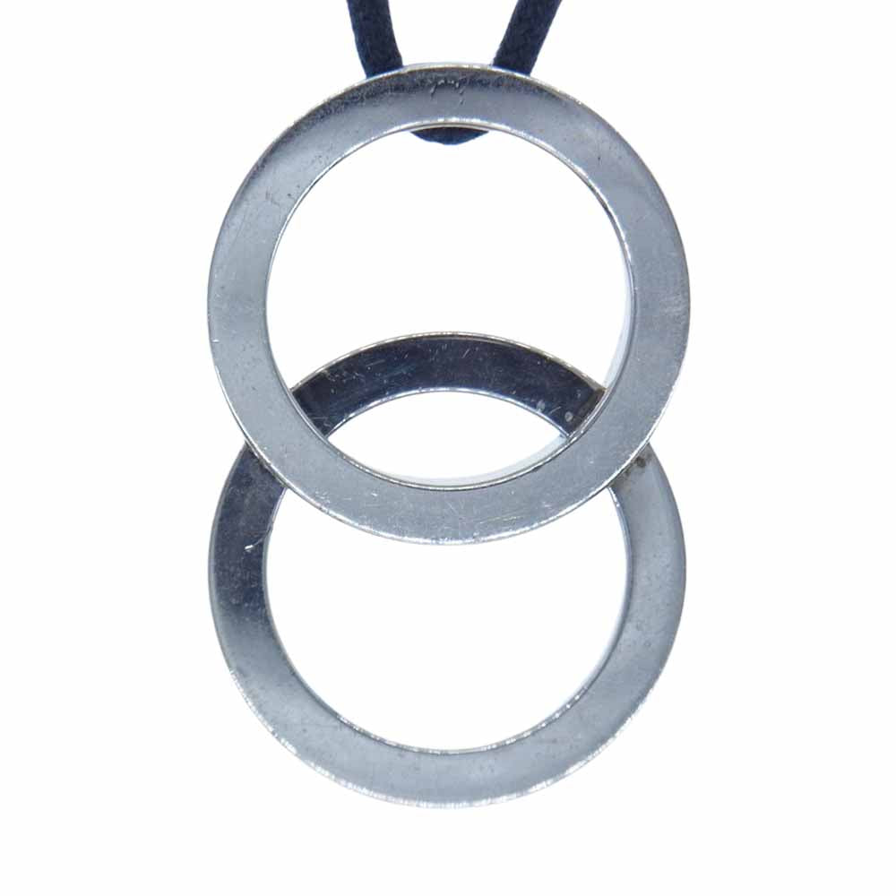 BVLGARI ブルガリ 33040 FORTUNA SMALL NECKLACE ドッピオトンド ネックレス チョーカー シルバー系 ブラック系【中古】