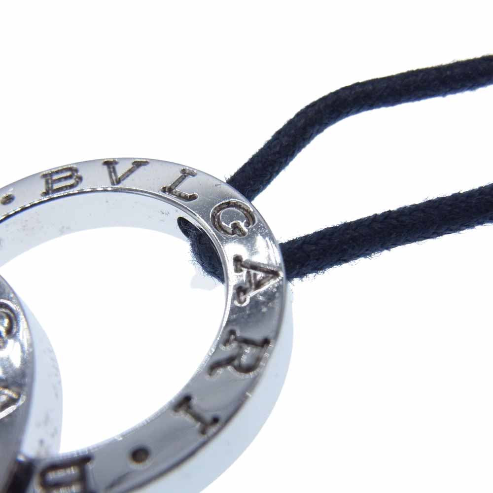 BVLGARI ブルガリ 33040 FORTUNA SMALL NECKLACE ドッピオトンド ネックレス チョーカー シルバー系 ブラック系【中古】